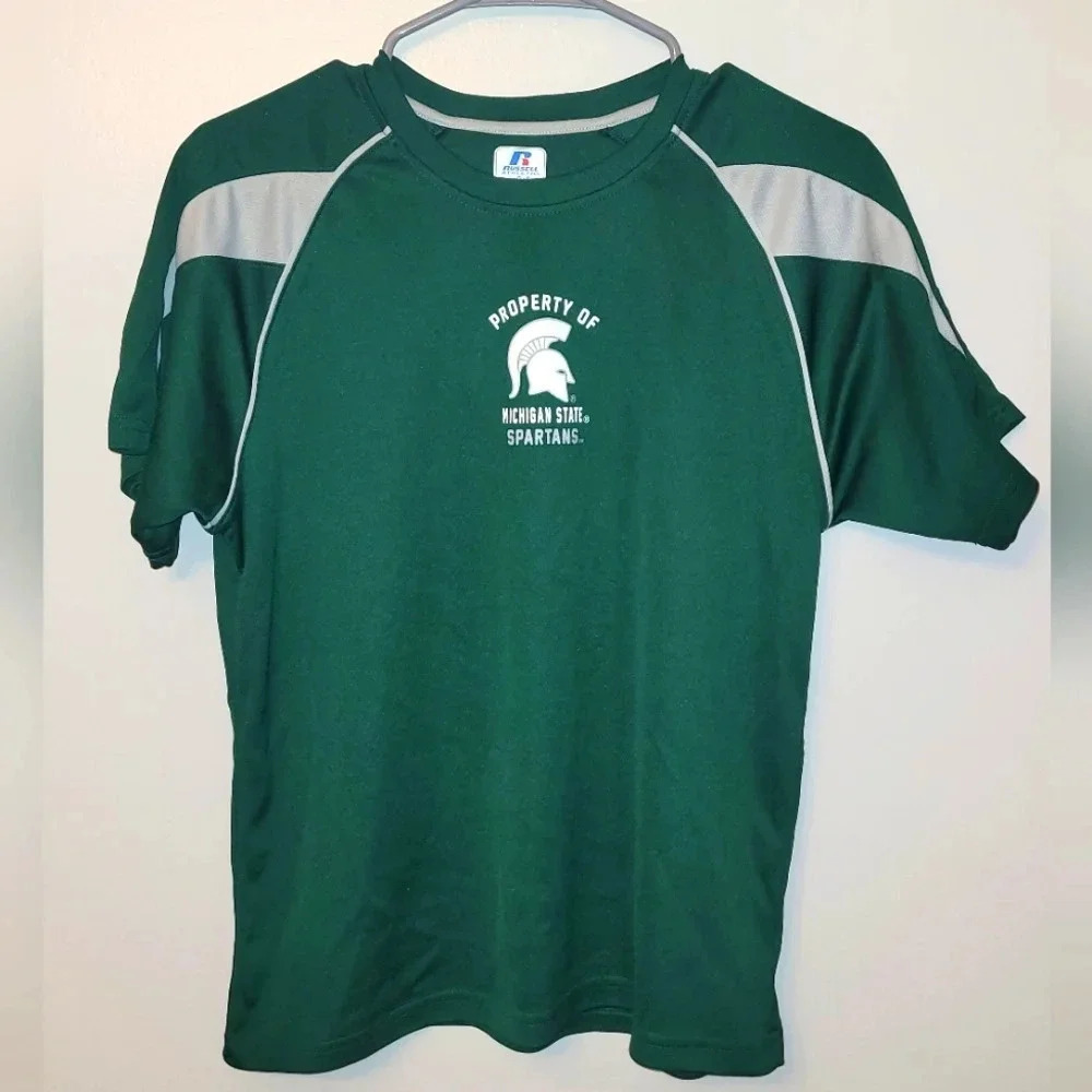 Property of Michigan State University Russell Athletics Jersey Youth L - LOT-A